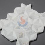 Calacatta Gold Marble Mosaic,Oriental White Marble Mosaic Tiles -