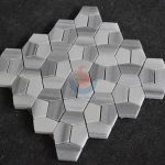 High Quality Marmara Equator White Marble Pentagon Stone Mosaic Tilestone Mosaic -