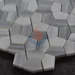 High Quality Marmara Equator White Marble Pentagon Stone Mosaic Tilestone Mosaic -