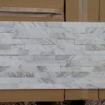 Volakas Marble ,Greece White Marble ,White Marble Split And Grooved Face Ledger Stone Panel, Culture Stone ,wall Cladding ,stone Veneer Panel , Stone Wall Decoration -