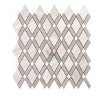 Wood Marble Gray Serpeggiante Marble Mosaic Tile -