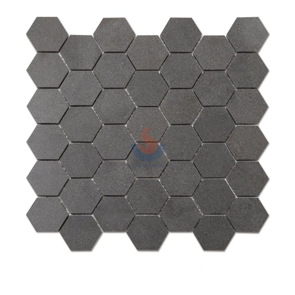 China Basalt Mosaic Tile & Hainan Grey Stone Mosaic