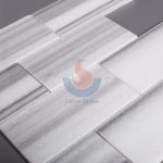 Marmara Equator White Marble Polished 3x6 Brick Tile Mosaic For Wall Decoration -