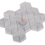 Carrara White Marble Rhombus Hexagon Mosaic Tiles -