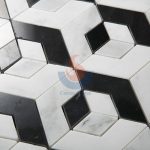 Italian Carrara White Marble New Design Mosaic Tile -