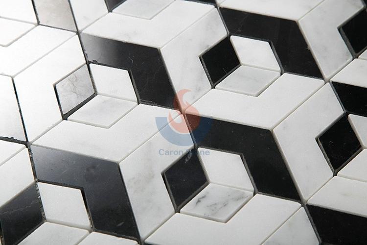 Italian Carrara White Marble New Design Mosaic Tile