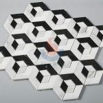 Italian Carrara White Marble New Design Mosaic Tile -