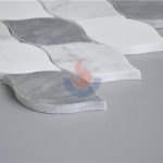 Carrara White Marble Beautiful Design Leaf Shaped Mosaic Tile -