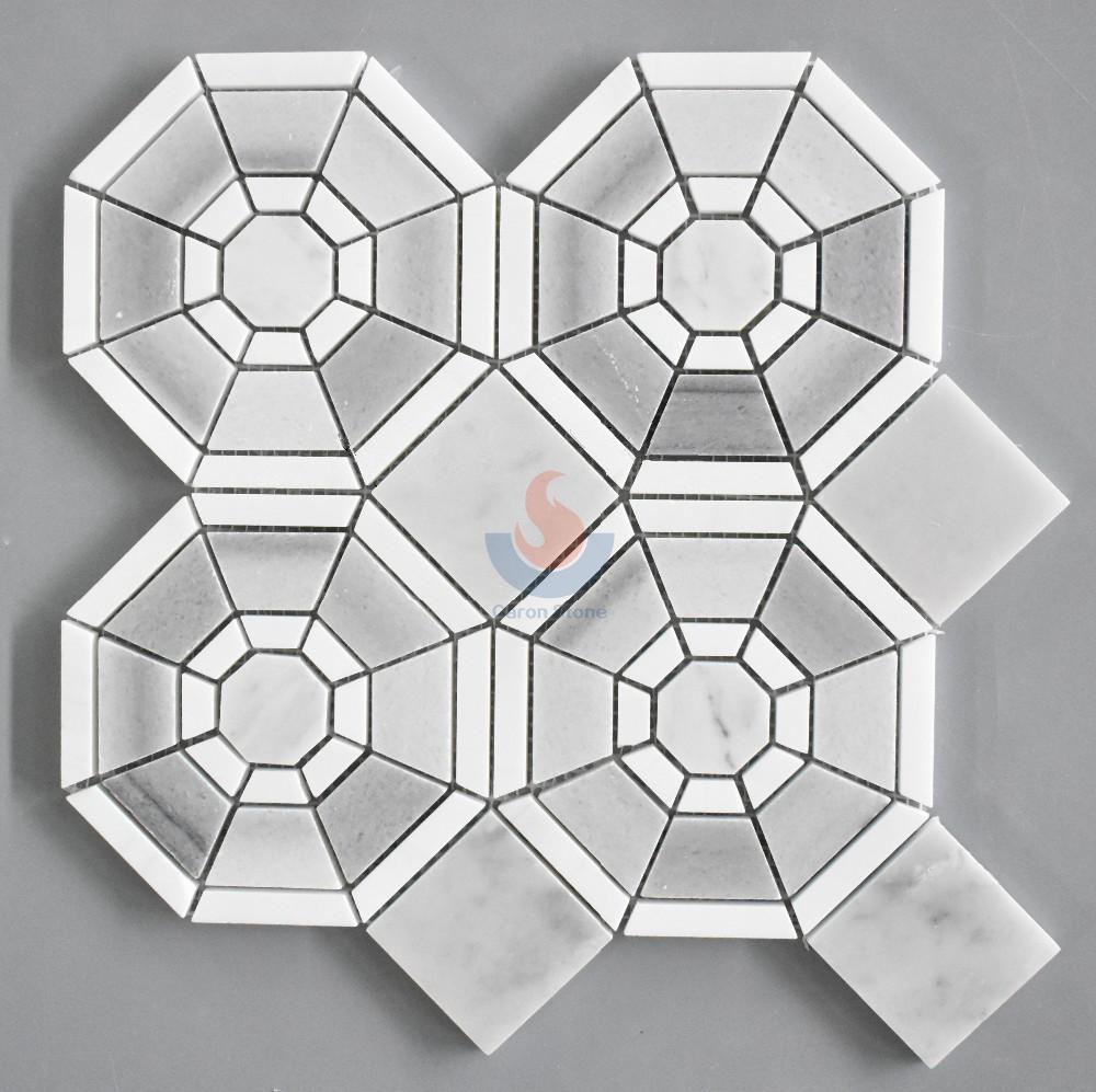 Mink Marmara Equator White Marble Bathroom Wall Floor Tiles