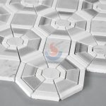 Mink Marmara Equator White Marble Bathroom Wall Floor Tiles -