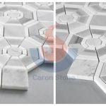 Mink Marmara Equator White Marble Bathroom Wall Floor Tiles -