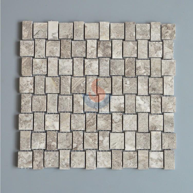 Natural Grey Marble Stone New Design Mosaic Tiles