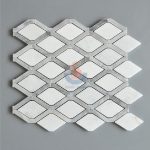 New Design Carrara White Marble Mosaic Tiles -