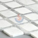 New Design Carrara White Marble Mosaic Tiles -