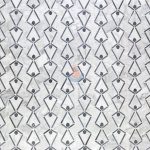 New Design Water Jet Carrara White Natural Marble Floor Mosaic Tile -