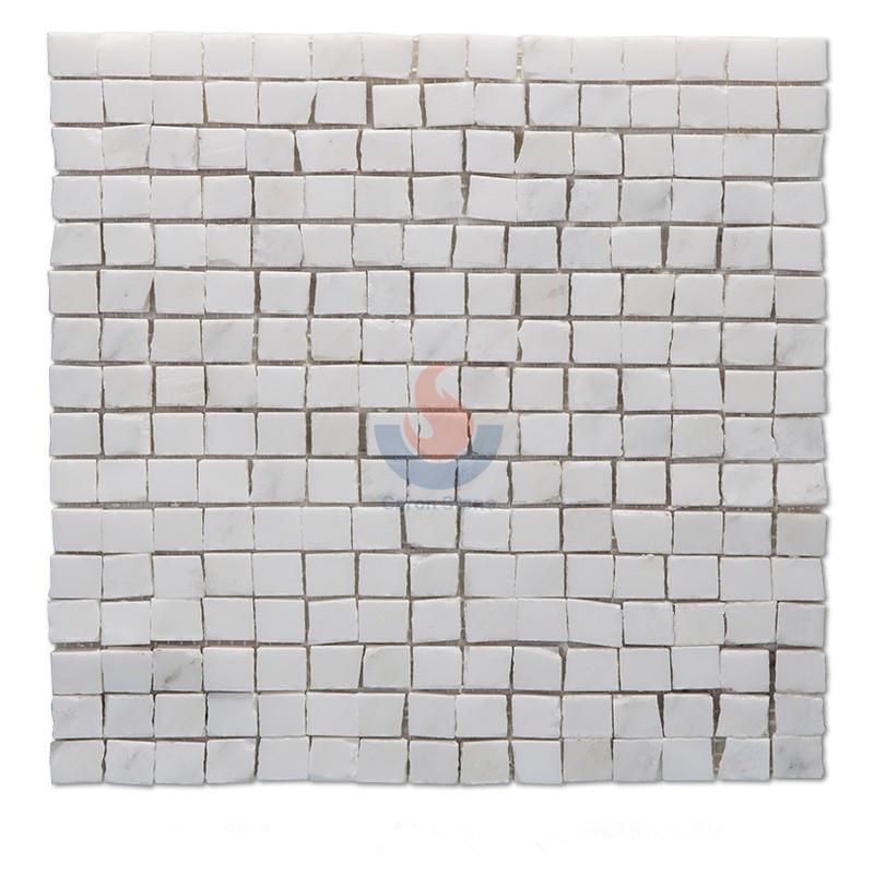 Oriental White Marble Mosaic  Tile