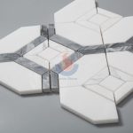New Design White Thassos Mosaic Tiles -