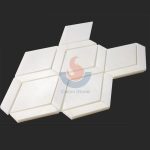 Best Design Natural Marble Stone Rhombus Kitchen Mosaic Tiles -