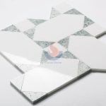 Grade A Thassos White And Ming Green Bathroom Kitchen Wall Tile Design Patterns -