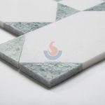 Grade A Thassos White And Ming Green Bathroom Kitchen Wall Tile Design Patterns -