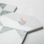 Grade A Thassos White And Ming Green Bathroom Kitchen Wall Tile Design Patterns -