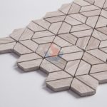 Wooden Gray Grain 3d Polished Marble Mosaic -