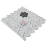 Carrara White Marble Hexagon Mosaic Tile -