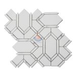 Dolomite White Gray Marble New Designs Mosaic Tiles -