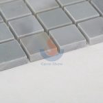 Square Mugwort Blue Marble Mosaic Tile For Backsplash -