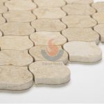 Egypt Gold Beige Giallo Atlantide Marble Arabesque Backsplash Bathroom Wall Tile -