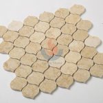 Egypt Gold Beige Giallo Atlantide Marble Arabesque Backsplash Bathroom Wall Tile -