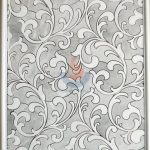 Light Grey And White Marble Waterjet Mosaic -