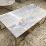 Light Blue Marble Table Top -