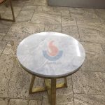 Light Blue Onxy Marble Table Top -