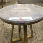 Light Blue Onxy Marble Table Top -