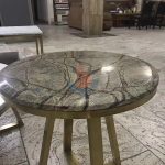 Rain Forest Green Indian Marble Table Top -