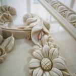 Marble Ornament Carving Flowers -