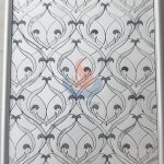 White Marble With Cuprum Waterjet Mosaic Tile Backsplash -
