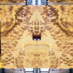 Mexican Yellow Cloud Onyx Floor Tile And Slab -