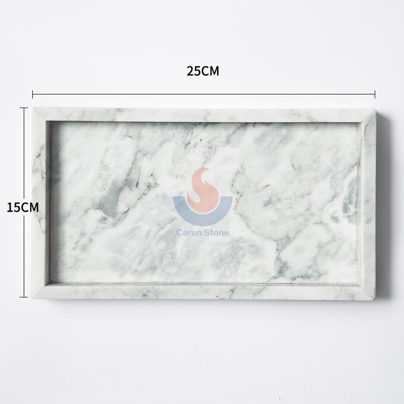 Marble square tray