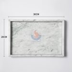 Marble Square Tray -