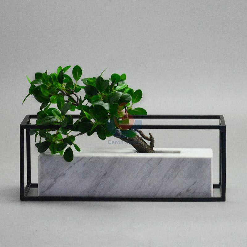 Marble flower pot / Marble planter /Marble plant pot