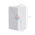 Marble Bookends With Pencil Holder -