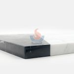 White Marble With Black Marble Cheese Boards -