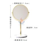 Free Standing Marble Vanity Mirror/ Free Standing Vanity Mirror With Marble Base -