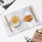 Marble Serving Board With Handles/ Marble Serving Tray With Handles -