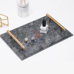 Marble Serving Board With Handles/ Marble Serving Tray With Handles -