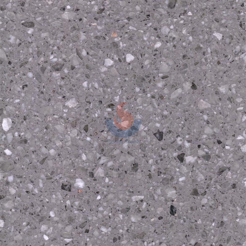 Ash Grey Terrazzo tile and slab from China