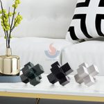 Black Decorative Marble Cross -