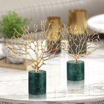 Green Mable Home Table Decorations -